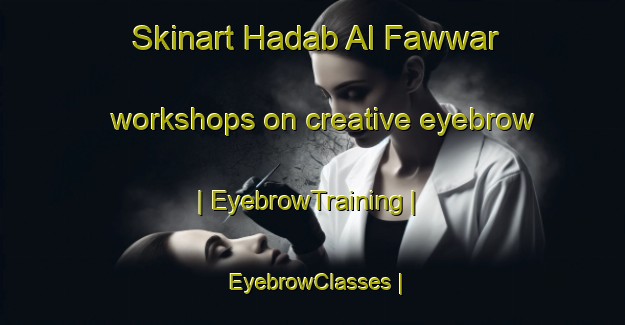 Skinart Hadab Al Fawwar workshops on creative eyebrow | EyebrowTraining | EyebrowClasses | SkinartTraining-State of Palestine